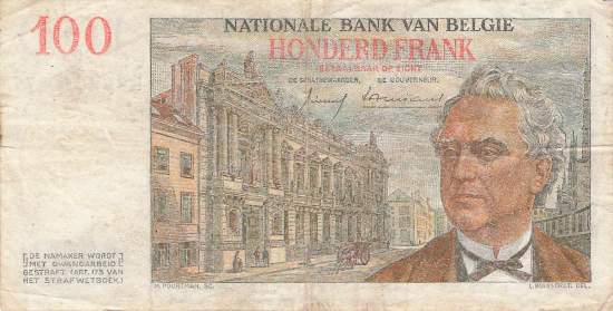 100 Franc 1959 p.129c